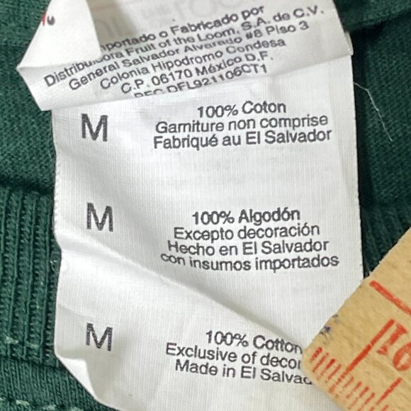 Christmas Shirt Men's Medium Green Polar Bear Chill Graphic Tee Holiday Party - Picture 8 of 8